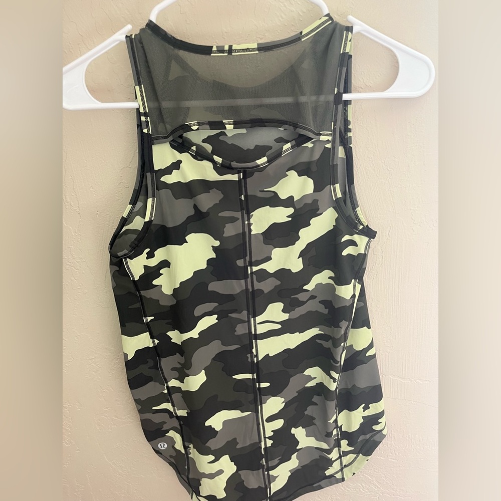 Lululemon Sculpt Tank In Camo